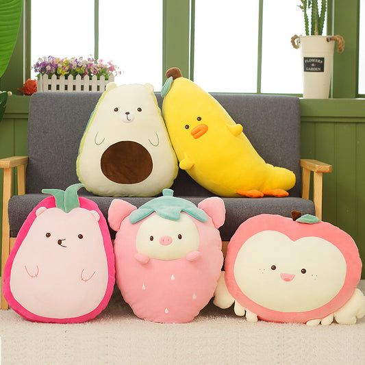 Cute Pets in Fruits Plushies