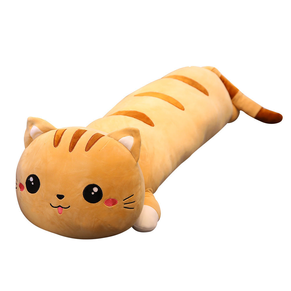 Cat plush doll pillow